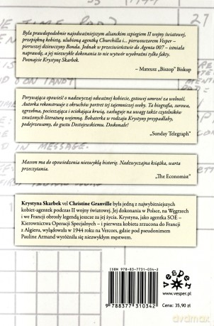 Wojna moja miłość. Krystyna Skarbek - ulubiona agentka Churchilla  - Madelaine Masson [KSIĄŻKA]