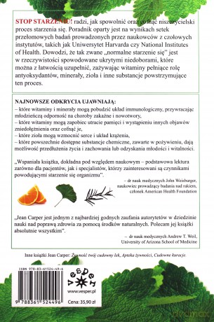 Stop starzeniu - Jean Carper [KSIĄŻKA]