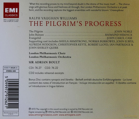 Boult: The Pilgrim's Progress [3CD]