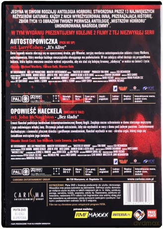 Mistrzowie horroru 5: Autostopowiczka / Opowieść Haeckela [DVD]