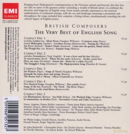The Very Best Of English Song (Limited) [5CD]