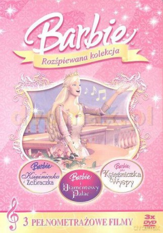 Barbie Muzyczny Box: Barbie Diamentowy Pałac / Barbie Księżniczka i Żebraczka / Barbie Księżniczka Wyspy [BOX] [3DVD]