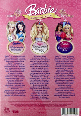 Barbie Muzyczny Box: Barbie Diamentowy Pałac / Barbie Księżniczka i Żebraczka / Barbie Księżniczka Wyspy [BOX] [3DVD]