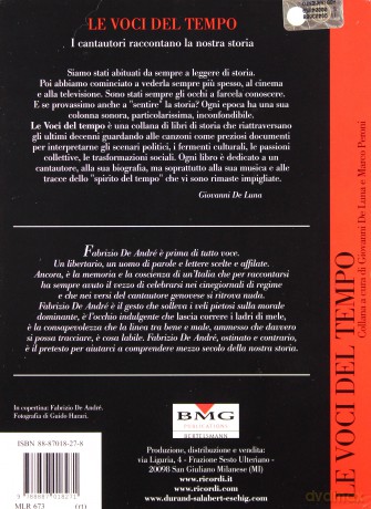 Fabrizio De Andre': Fabrizio De Andre. Una Music [CD]