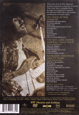 Thin Lizzy: Live At The National Stadium Dublin 1975 [DVD]