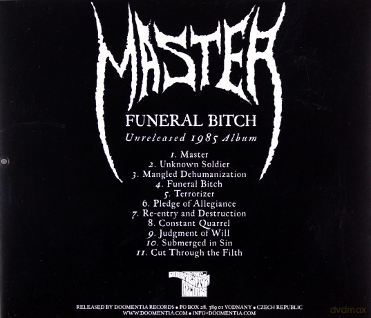 Master: Funeral Bitch [CD]