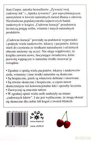Cudowne kuracje - Jean Carper [KSIĄŻKA]