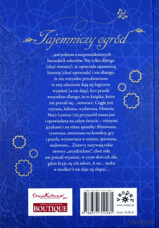 Tajemniczy ogród - Frances Hodgson Burnett [KSIĄŻKA]