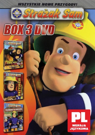 Strażak Sam BOX 3: Przyjęcie z fajerwerkami / Każdy chce być bohaterem / Polowanie na dinozaura [3DVD]