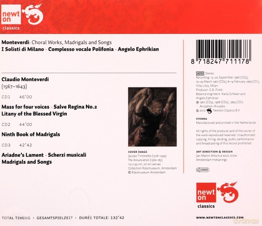 C. Monteverdi: Monteverdi; Choral Works [3CD]