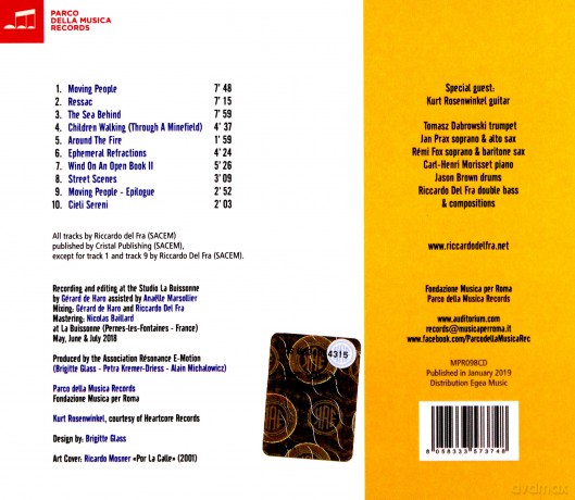 Riccardo Del Fra: Moving People [CD]