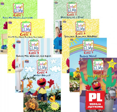 Świat Elmo 1-8 Kolekcja Pakiet [8DVD]