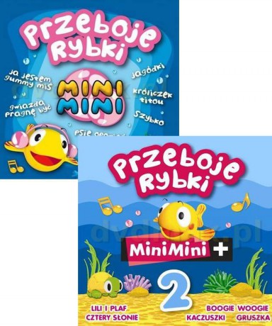 Mini Mini Przeboje Rybki 1 + 2 Pakiet [2CD]+[2DVD] 