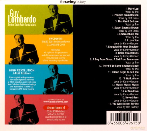 Guy Lombardo: Original Studio Radio Transcriptions [CD]