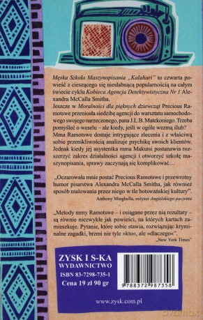 Męska szkoła maszynopisania... - Alexander Mccall [KSIĄŻKA]