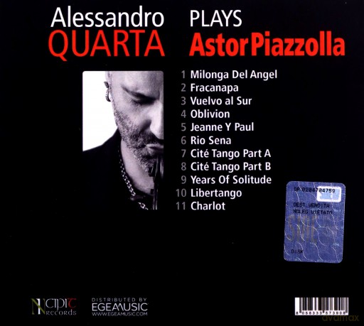 Quarta Alessandro: Plays Piazzolla [CD]