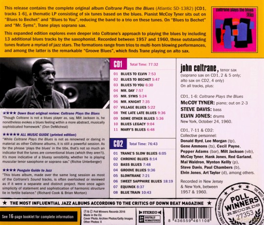 John Coltrane: Plays The Blues - Expanded Edition [2CD]