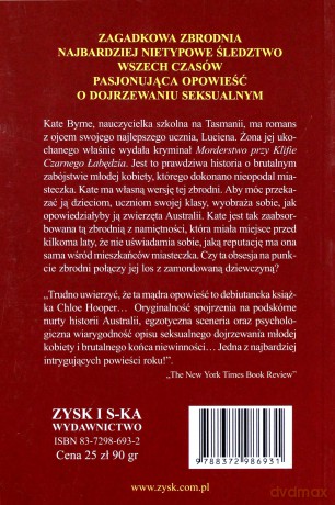 Morderstwo przy klifie czarnego... - Chloe Hooper [KSIĄŻKA]