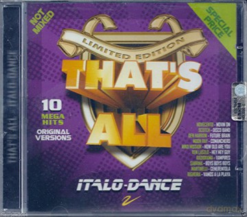 That's All - Italo Dance [CD]