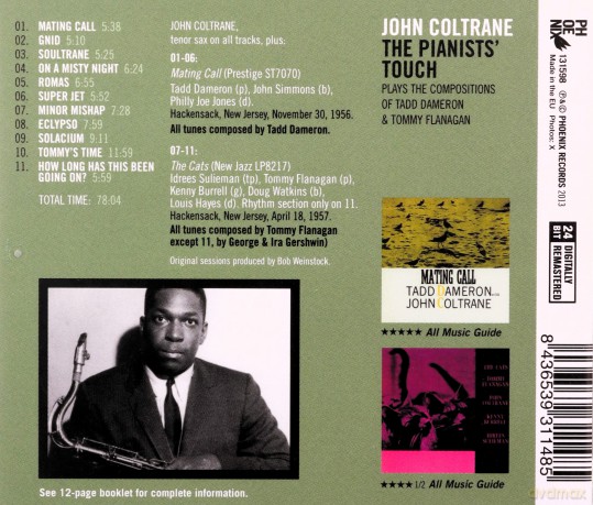 John Coltrane: The Pianist's Touch + Plays Dameron and Flanagan [CD]
