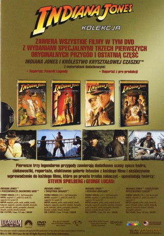 Indiana Jones Quadrilogy (polski lektor) [BOX] [4DVD]