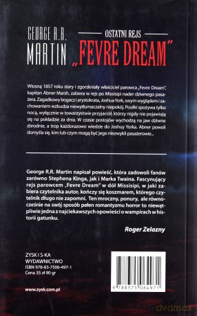 Ostatni rejs "Fevre Dream" - George R.R. Martin [KSIĄŻKA]