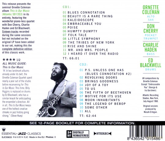 Ornette Coleman: This Is Our Music [2CD]