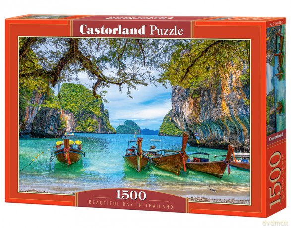 CASTORLAND 1500 el. Piękna zatoka w Tajlandii [PUZZLE]
