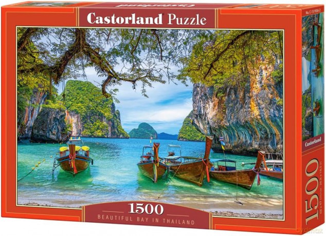 CASTORLAND 1500 el. Piękna zatoka w Tajlandii [PUZZLE]