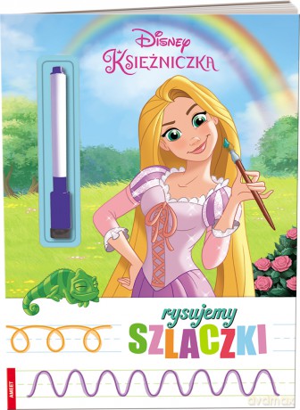 Disney księżniczka Rysujemy szlaczki - Opracowania Zbiorowe [KSIĄŻKA]