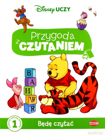 Disney uczy Kubuś i przyjaciele Przygoda z czytaniem będę czytać - Opracowania Zbiorowe [KSIĄŻKA]