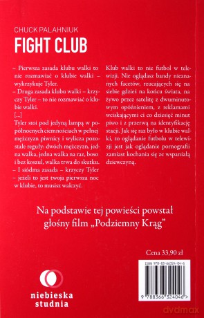 Fight Club (Podziemny Krąg) - Chuck Palahniuk [KSIĄŻKA]