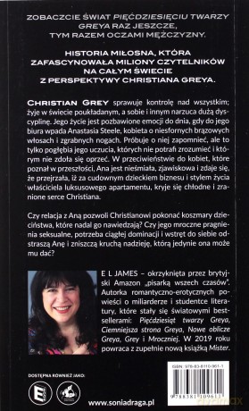 Grey pięćdziesiąt twarzy Greya oczami Christiana (pocket) - E L James [KSIĄŻKA]