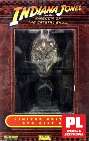Indiana Jones i Królestwo Kryształowej Czaszki wydanie specjalne z czaszką [2DVD]