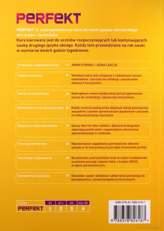 Perfekt 2 Język niemiecki Liceum i technikum Podręcznik - Jaroszewicz Beata, Szurmant Jan, Wojdat-Niklewska Anna [KSIĄŻKA]