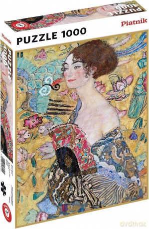 PIATNIK 1000 el. Klimt Dama z wachlarzem [PUZZLE]