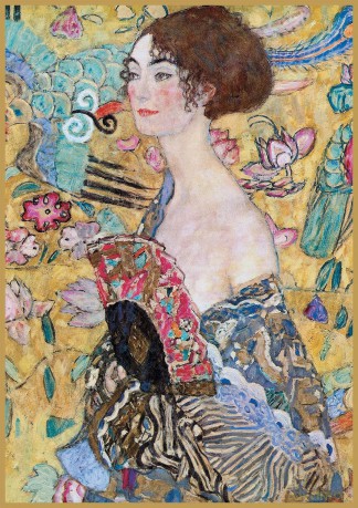 PIATNIK 1000 el. Klimt Dama z wachlarzem [PUZZLE]