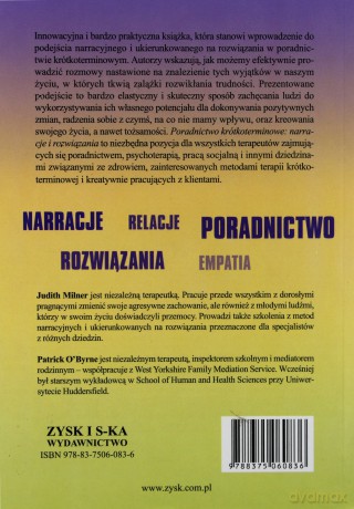 Poradnictwo krótkoterminowe... - Judith Milner [KSIĄŻKA]
