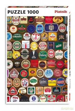 PIATNIK 1000 el. Podkładki pod piwa [PUZZLE]