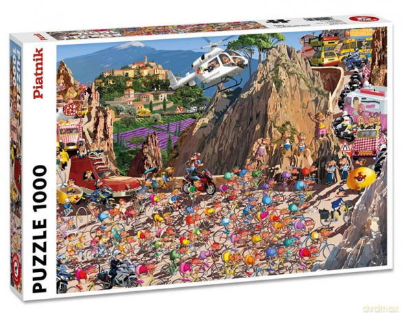 PIATNIK 1000 el. Ruyer Wyścigi kolarskie [PUZZLE]