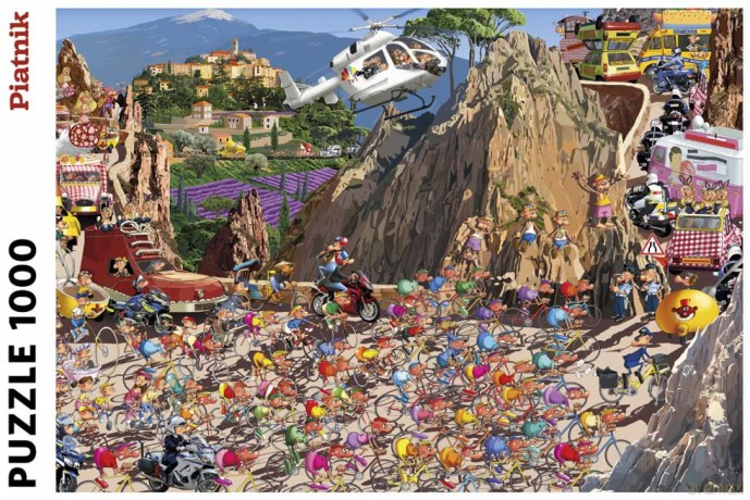 PIATNIK 1000 el. Ruyer Wyścigi kolarskie [PUZZLE]