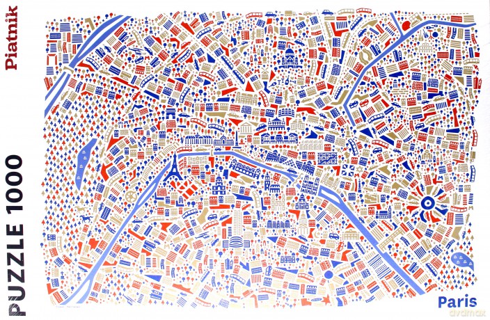 PIATNIK 1000 el. Vianina Paryż [PUZZLE]