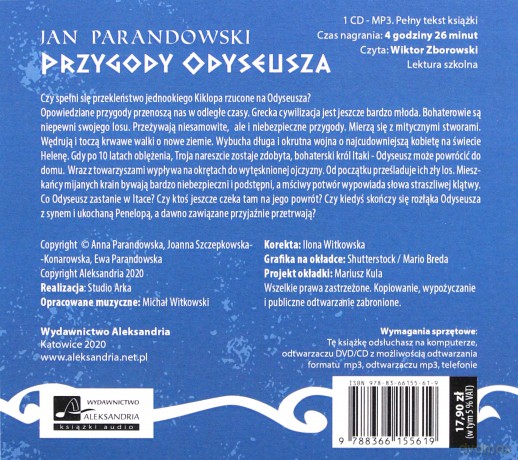 Przygody Odyseusza - Jan Parandowski [AUDIOBOOK]