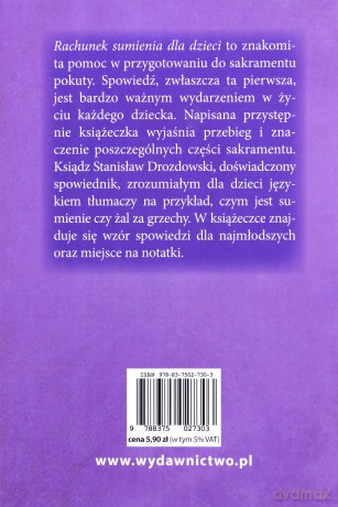 Rachunek sumienia dla dzieci - Stanisław Drozdowski [KSIĄŻKA]