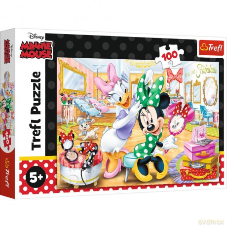 TREFL 100 el. Minnie w salonie kosmetycznym (16387) [PUZZLE]