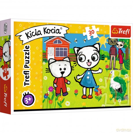 TREFL 30 el. przygody Kici Koci (18264) [PUZZLE]