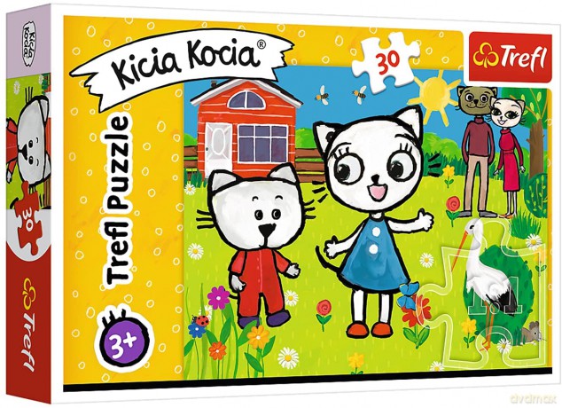 TREFL 30 el. przygody Kici Koci (18264) [PUZZLE]