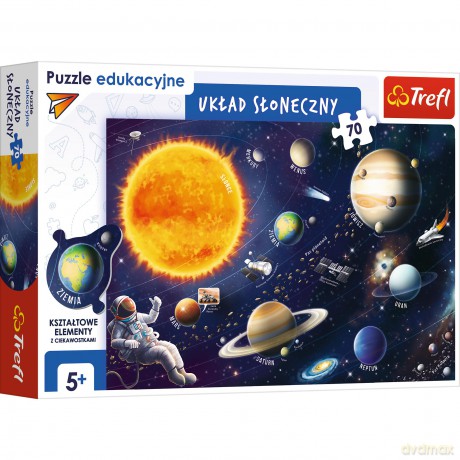 TREFL Edukacyjne 70 el. Układ Słoneczny PL 15559 [PUZZLE]