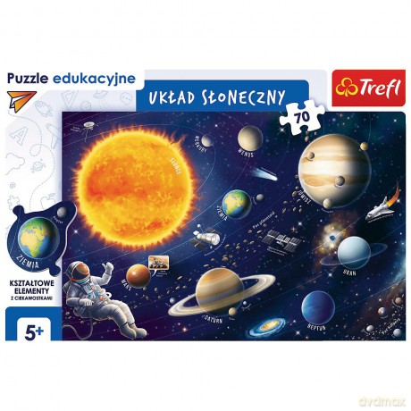 TREFL Edukacyjne 70 el. Układ Słoneczny PL 15559 [PUZZLE]