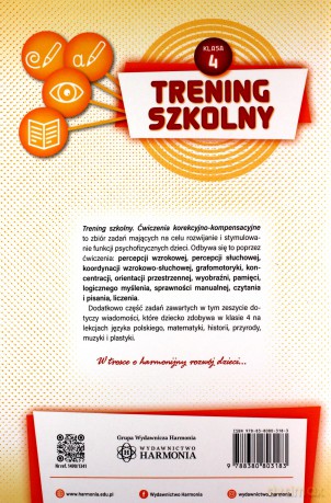 Trening szkolny ćwiczenia korekcyjno-kompensacyjne klasa 4 - Opracowania Zbiorowe [KSIĄŻKA]
